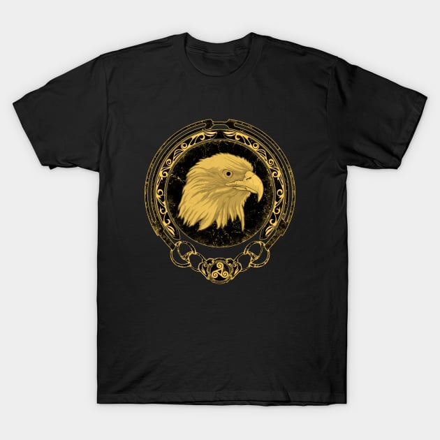 Celtic Falcon Zodiac T-Shirt by NicGrayTees